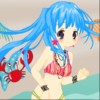 Adorable Swimming Girl