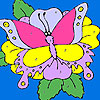 Alone butterfly coloring