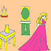 Alone lady coloring