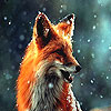 Alone wild wolf slide puzzle