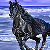 Amazing horses in the beach puzzle