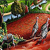 Animal in the garden slide puzzle
