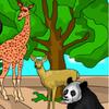 Animal park coloring