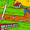 Animals big farm garden coloring