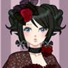 Anime gothic girl dress up game