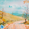 Autumnal Road Jigsaw Puzzle