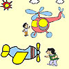 Aviation museum coloring