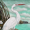 Beautiful lake herons puzzle