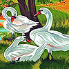 Beautiful swans slide puzzle Small Thumbnail