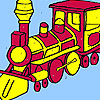 Big army train coloring