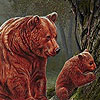 Big bear and puppy slide puzzle