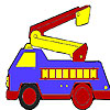Big electric car coloring