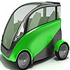 Big green bus slide puzzle
