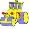 Big wheel car coloring