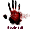 Bloody trail. Find objects