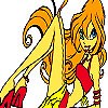 Bloom Girl Coloring