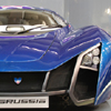 blue car jigsaw