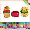 Burger Coloring