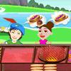 Burger Stand Serving