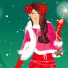 Charming Girl In Christmas