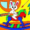 Christmas Bunny 1 - Rossy Coloring Games