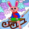 Christmas Bunny - Rossy Coloring Games