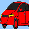 Classic family car coloring