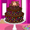 Colored Chocolate Cake