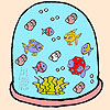 Colorful fishes coloring