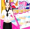 Colorful Ice Cream Store Decor
