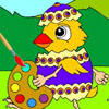 Coloring Easter Chicks - Rossy Coloring Games