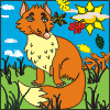 Fox Color - Free Coloring