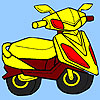 Concept motorcycle coloring