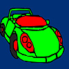 Concept racing car coloring