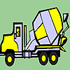 Concrete mixer coloring