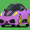 Convertible fast car coloring