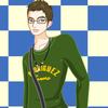 Cool boy at school