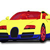 Cool two colors car coloring