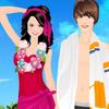 Couple Star At Beach