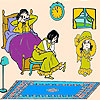 Cute bedroom coloring