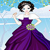 Cute bride dress up