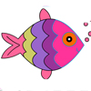 Cute Fish Coloring