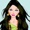 Cute model dress up game