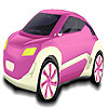 Cute pink car coloring