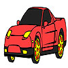 Cute van coloring