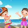 Cutie Boy On Beach