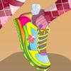Decorate running shoes