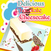 Delicious chocolate cheesecake