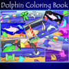 Dolphin Coloring Book