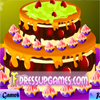 Double layer cake decor